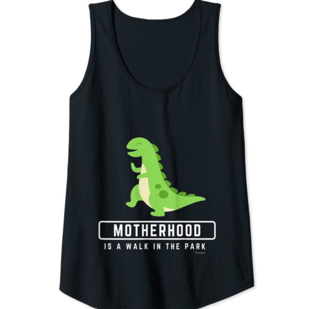 Womens Motherhood is a Walk In the Park Tank Top